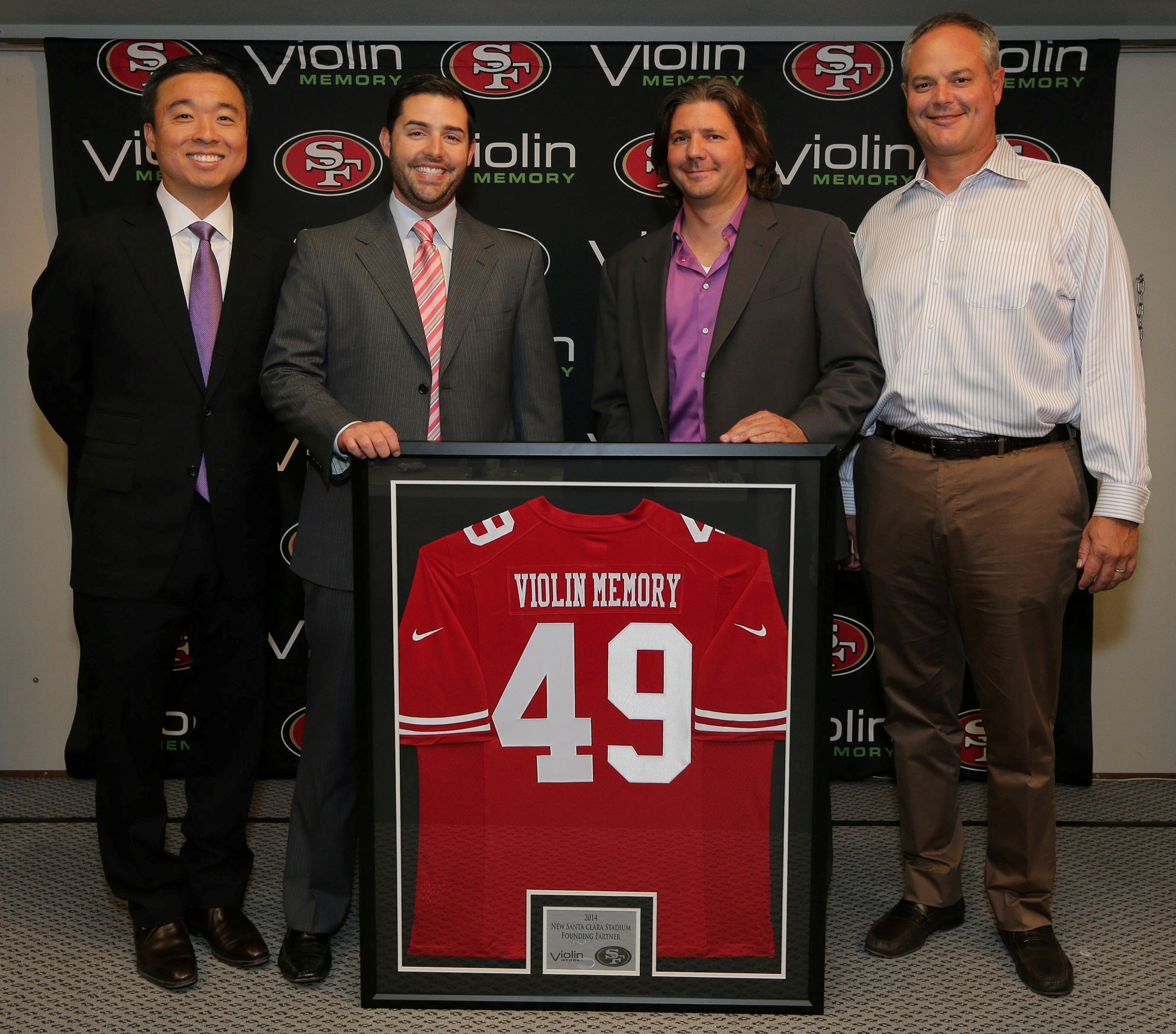 49ers Announce Violin Memory as Founding Partner of New