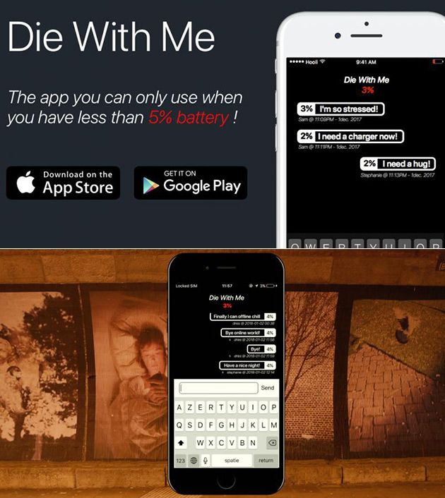 Die With Me App Can Only Be Used When Your Smartphone Has