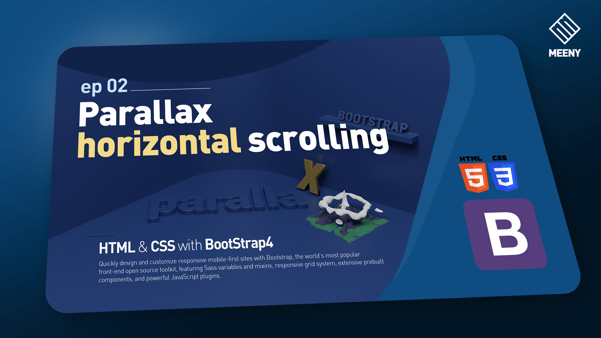 Parallax horizontal scrolling ep02 Meeny