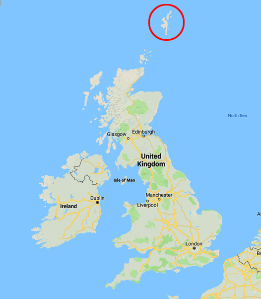 28 Shetland Islands Map Premium High R…