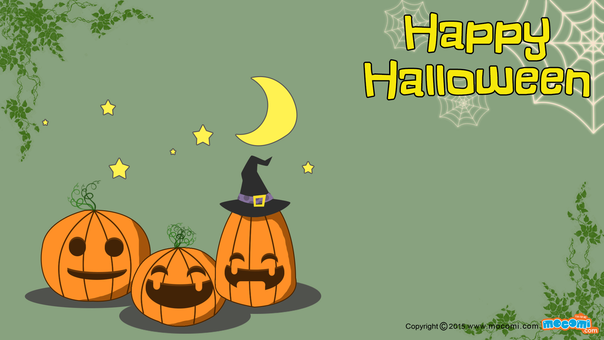 Happy Halloween 01 Desktop Wallpaper for Kids