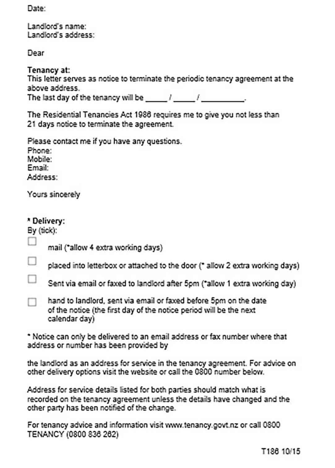 26+ Notice to Vacate Letter for PDF, Doc, and Word Mous