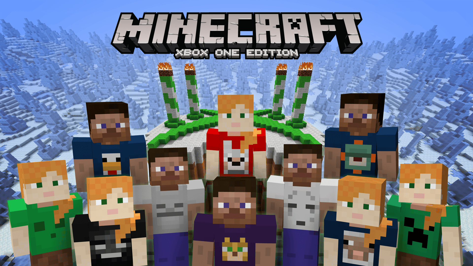 Mojang releases new free skins to celebrate Minecraft for