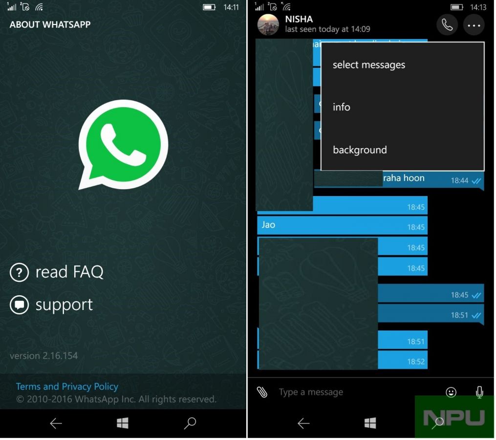 WhatsApp beta updated with more UI changes MSPoweruser