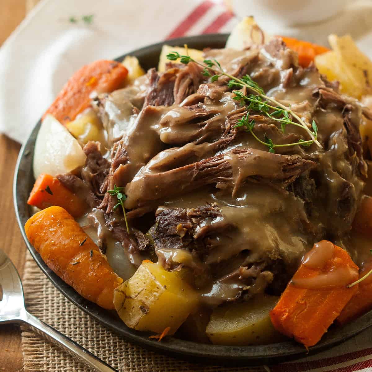 Pot roast crock pot recipes beef. Paleo Pot Roast Slow Cooker Recipe My Natural Family