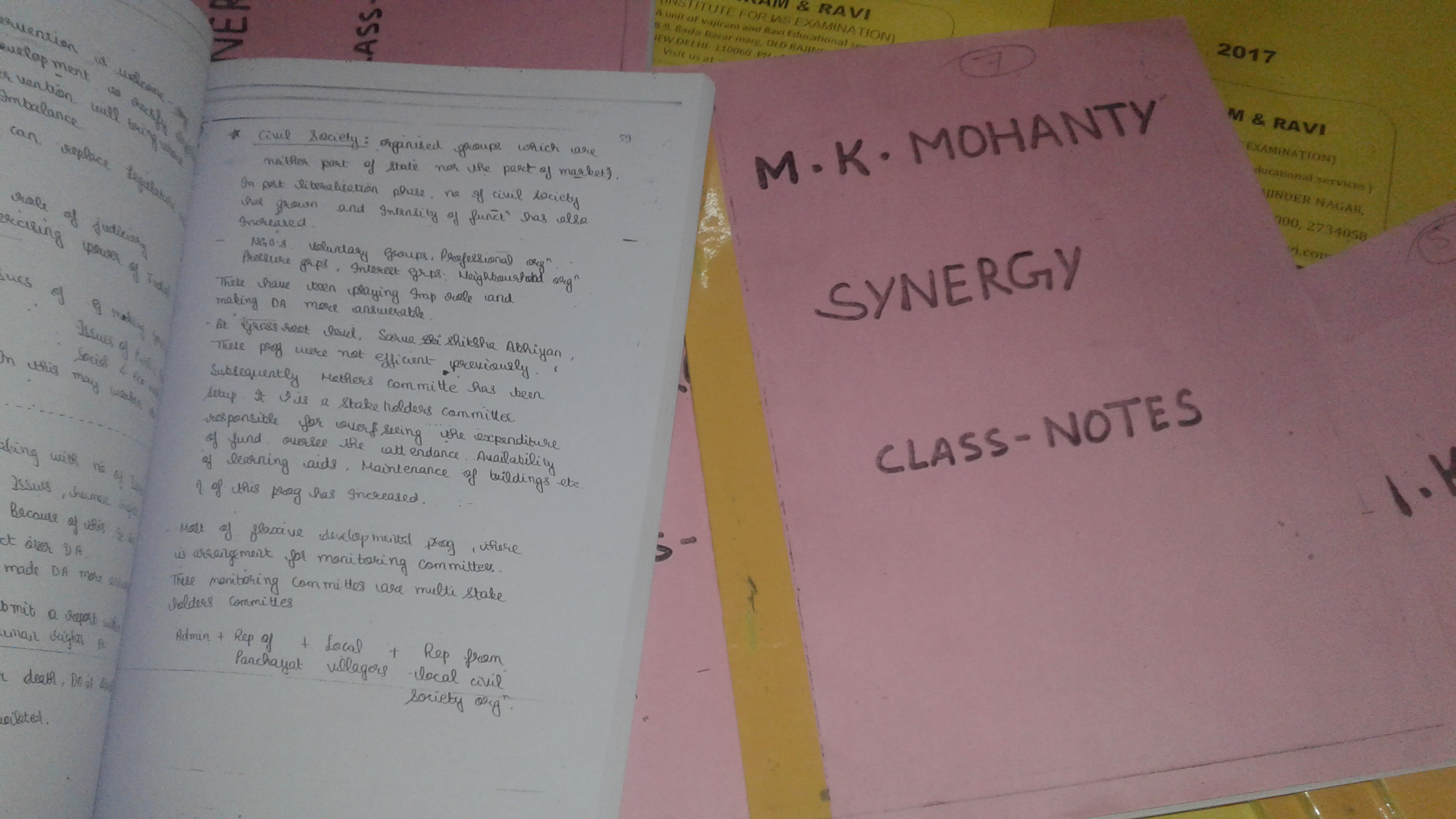 M.K. Mohanty Sir Synergy Public Administration