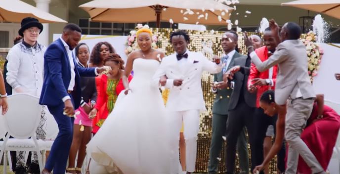 Watch Bahati, Vivian Tie The Knot In Flashy Wedding Music
