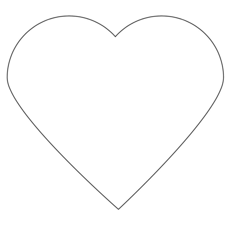 30 Free Heart Templates to Print, Color or Cut Out