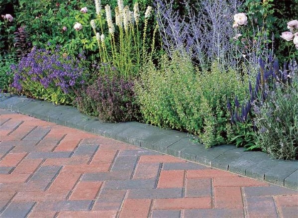 Top 40 Best Driveway Edging Ideas Inviting Border Designs