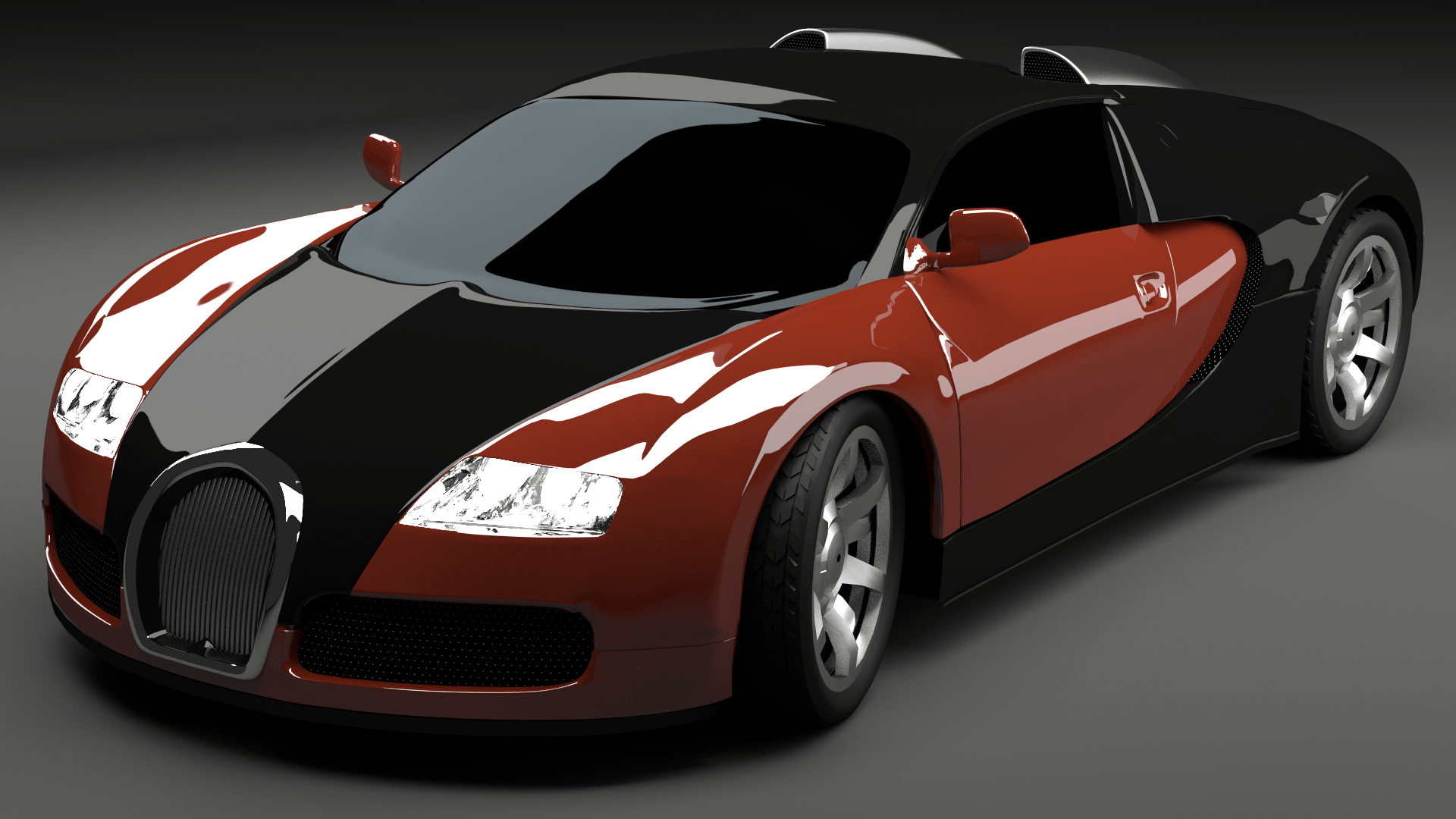 Bugati veyron free downlaod 3d blender Model Blog