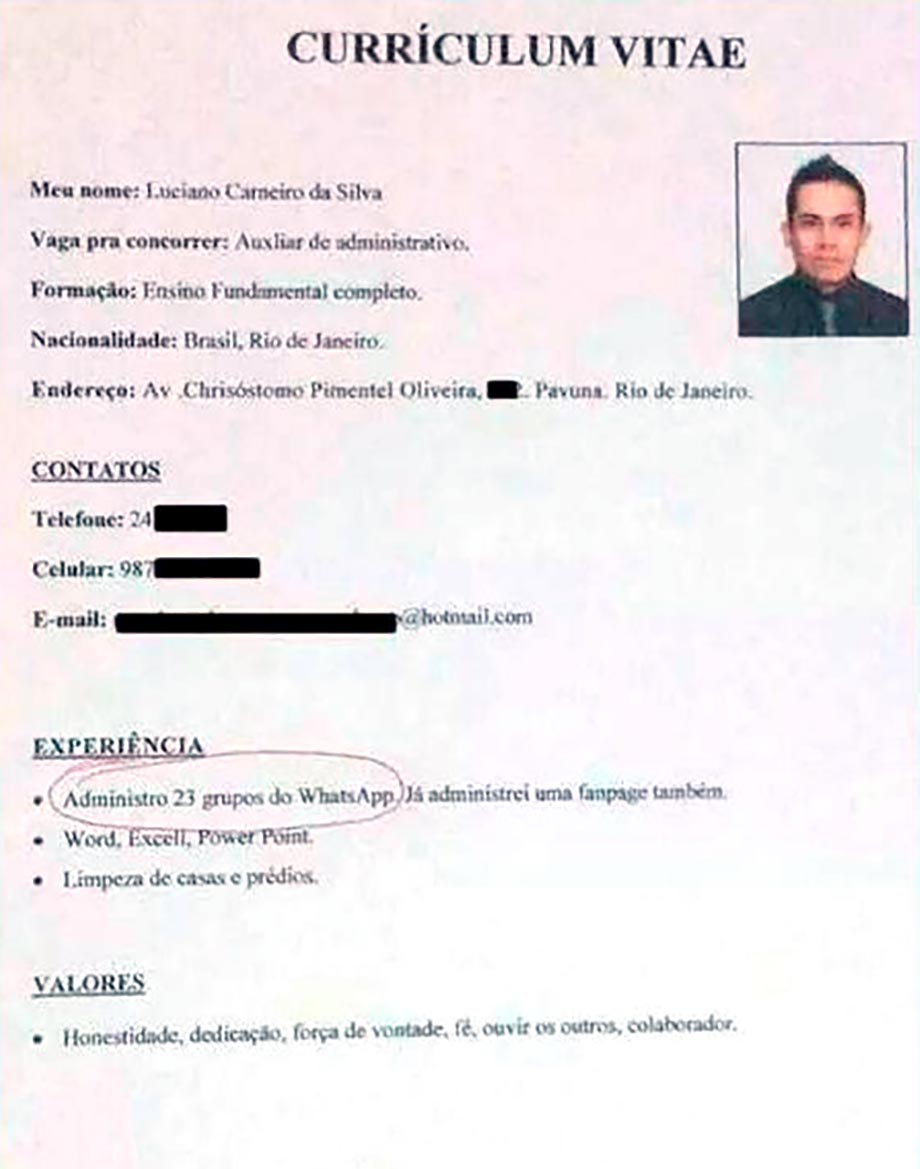 Añadió peculiar experiencia laboral en su CV y se burlaron