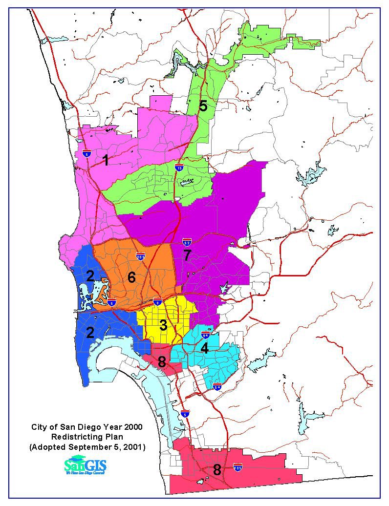City Council districts City of San Diego Open Data Portal