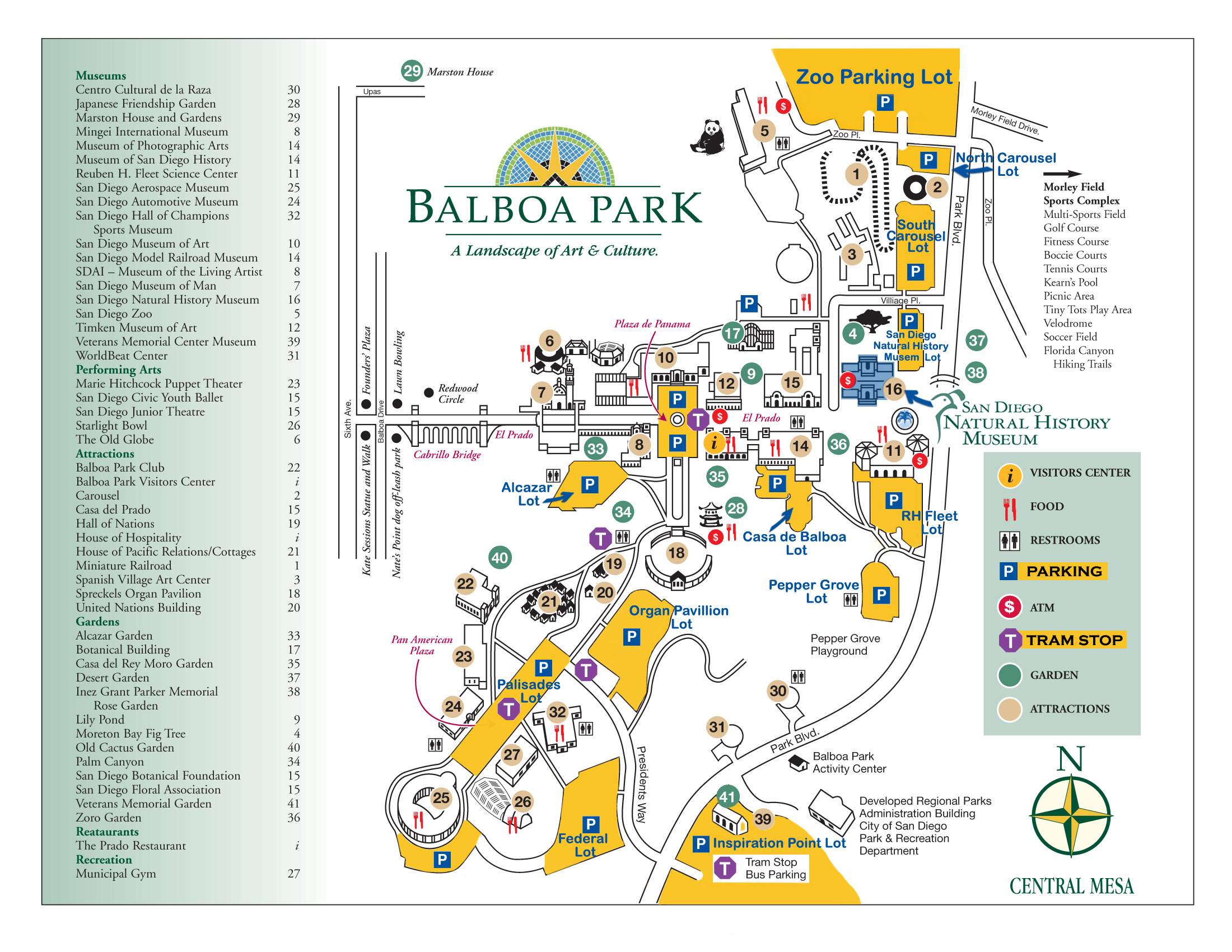Balboa Park Map Park San Francisco, United States Mapcarta