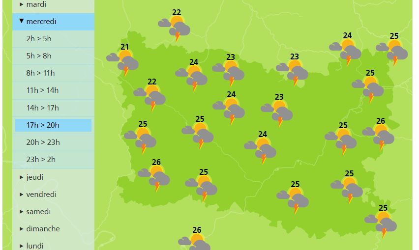 Météo dans l'Oise attention aux orages locaux Oise Média