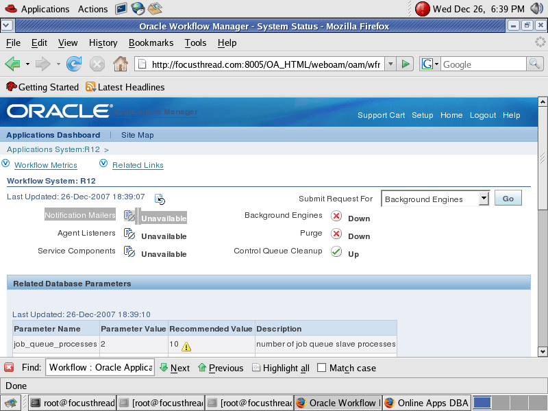 Workflow Notification Mailer Setup in Oracle Apps R12/12i