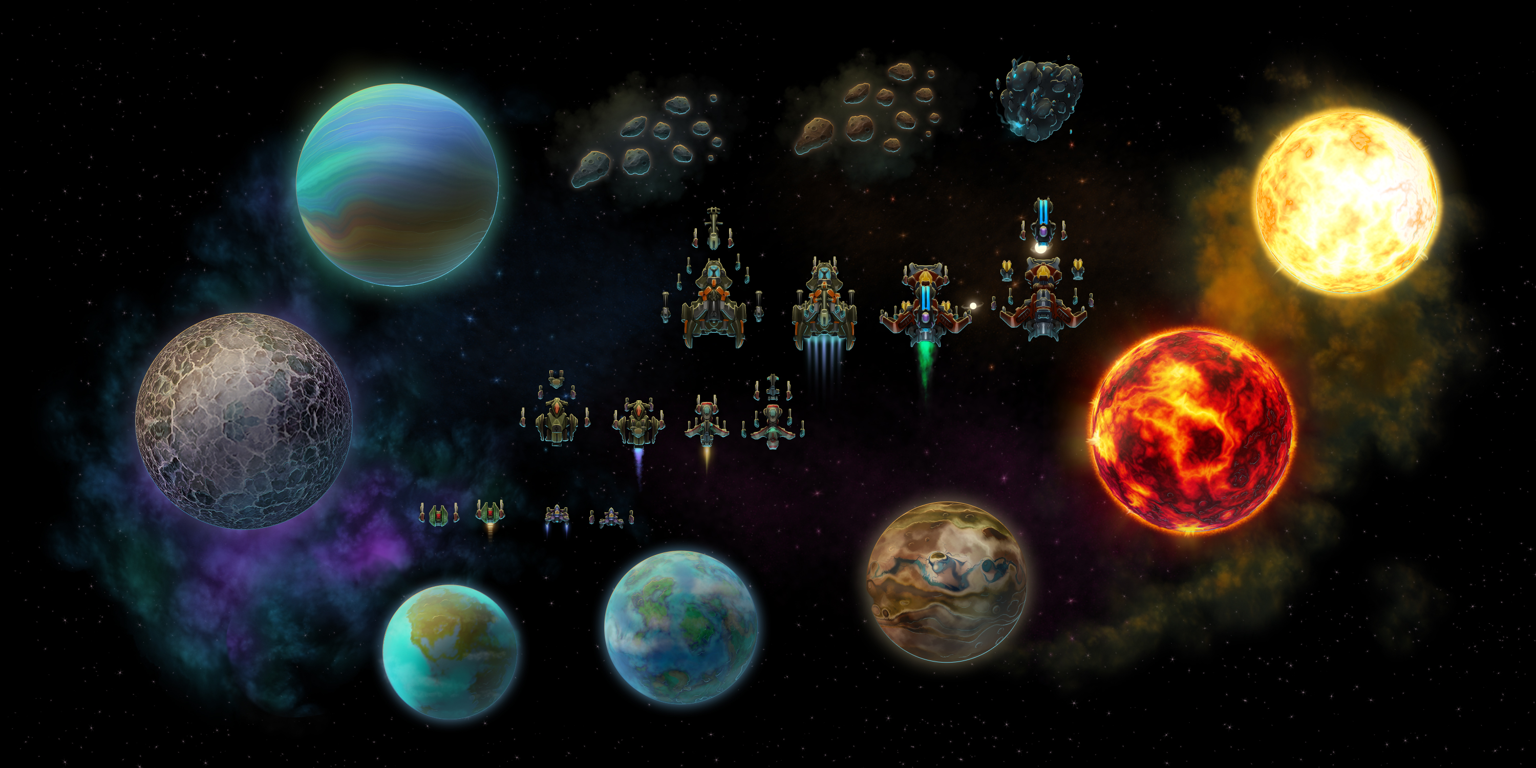 Space Game Art Pack (Extended)