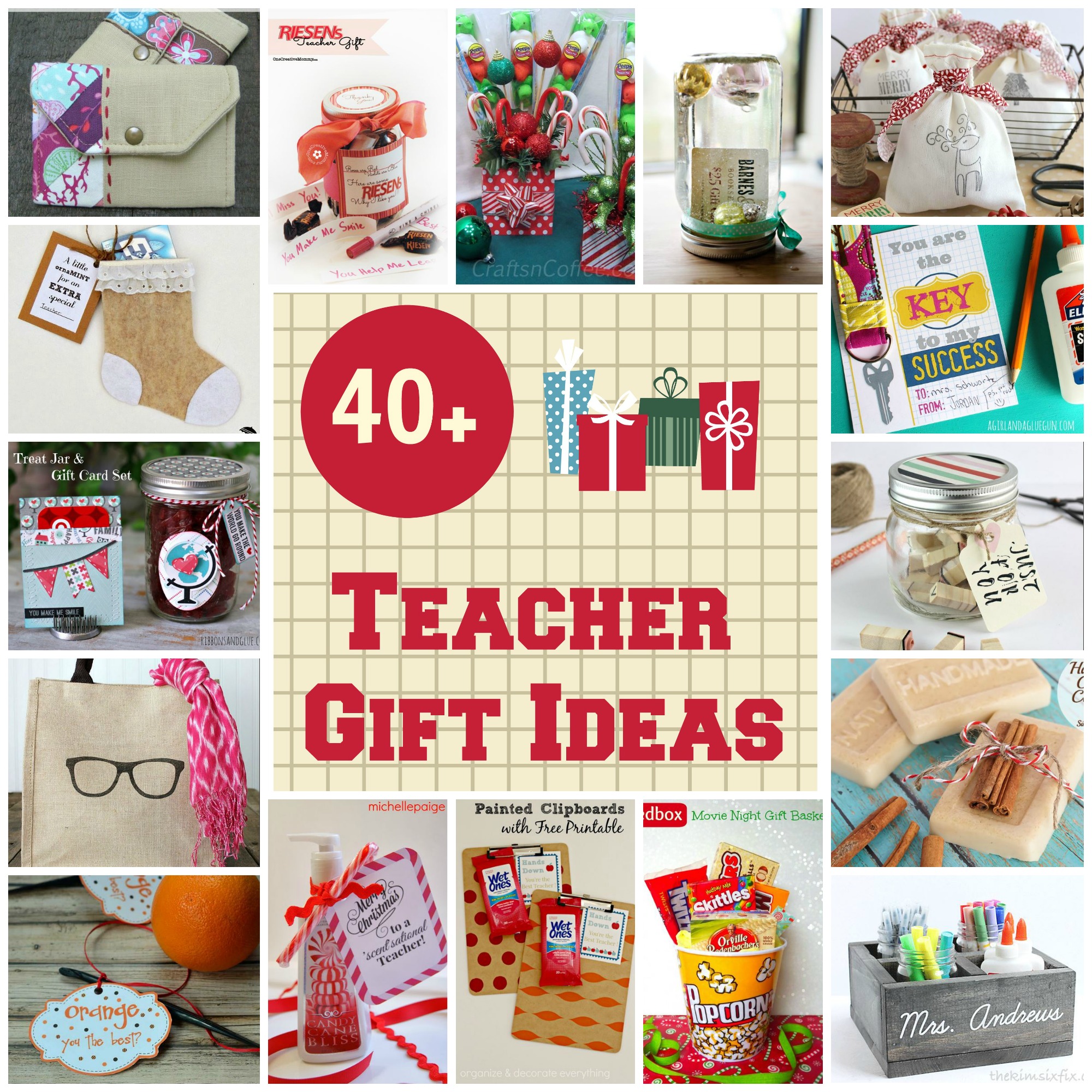 40+ Christmas Gift Ideas for Teachers Organize and