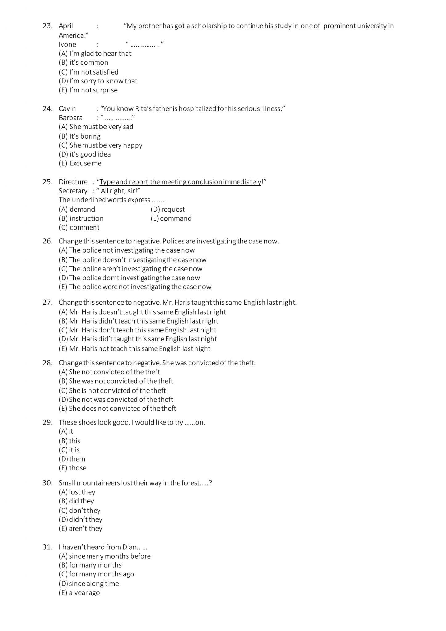Contoh soal pu polricontoh soal psikotes polri dan jawabannya pdf 48 krautscape psikotes 1 jlk97j0yj045 download contoh soal psikotes dan jawaban pd di 2020 psikologi pengetahuan blog. Soal Bahasa Inggris Bintara Polri 2020 Literatur