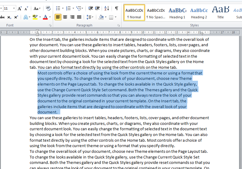 Block Quotes in Word 2007 Paul Hartigan's Blog
