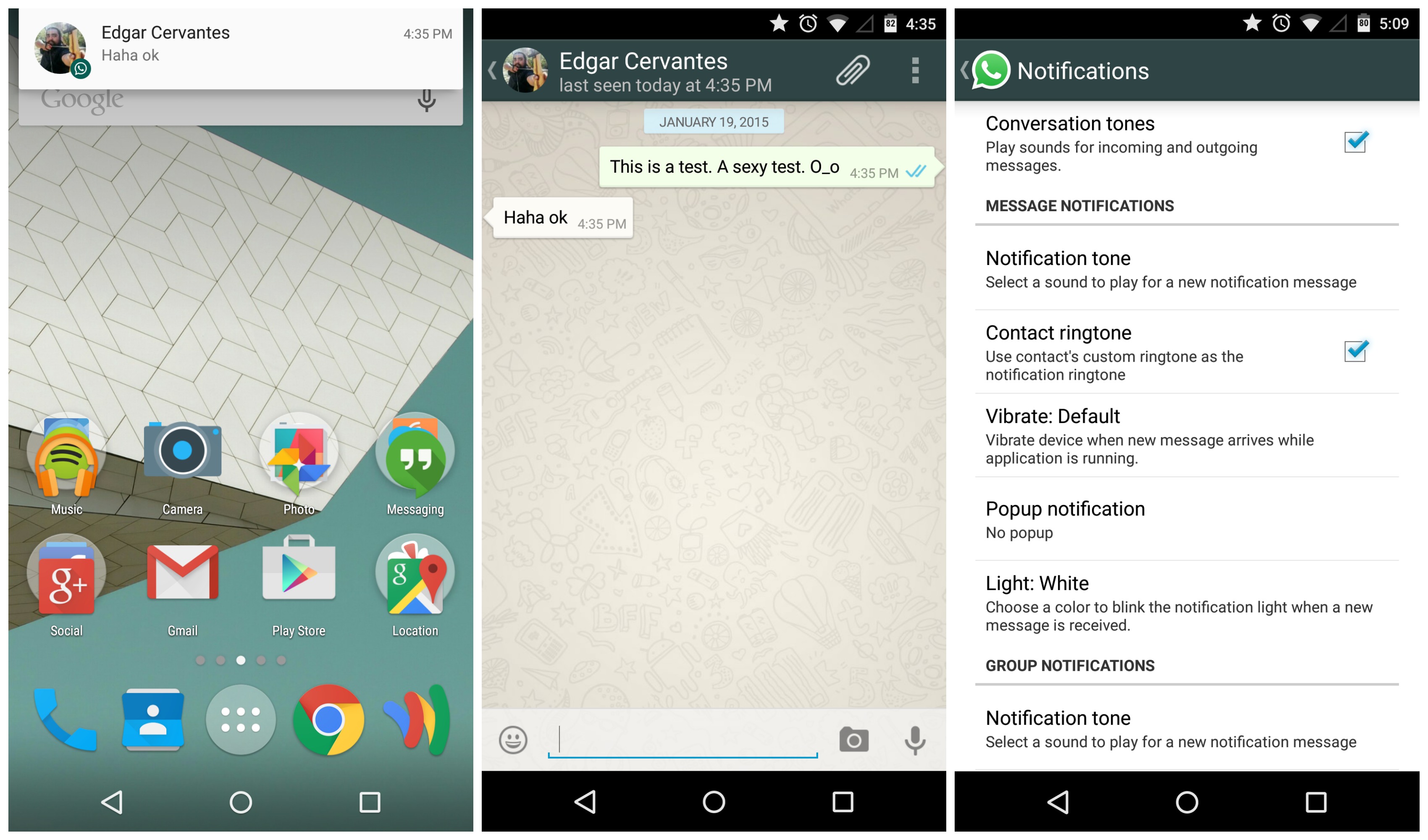 WhatsApp finally plays nice with Android 5.0 Lollipop’s
