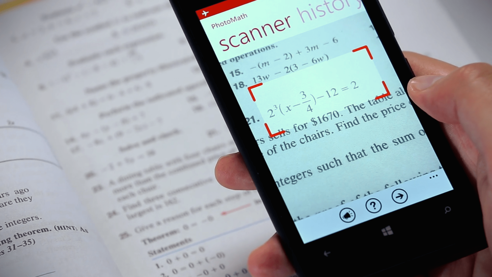 Coming soon PhotoMath scans textbooks and solves math problems [VIDEO]