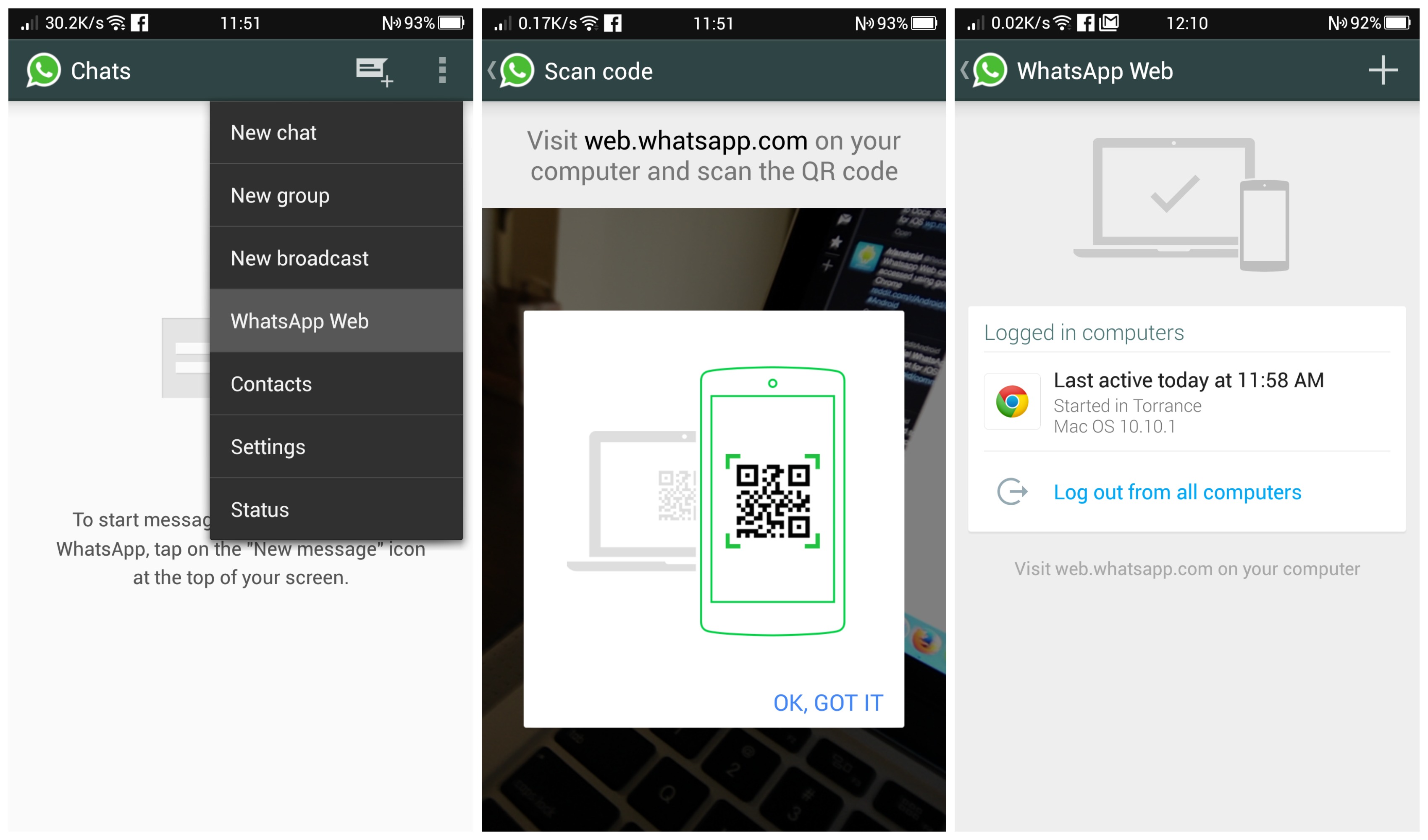 WhatsApp is now accessible from the web for Android users