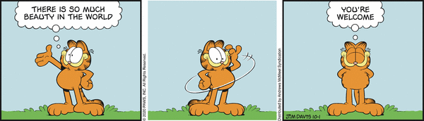 How much does Garfield weigh? garfield