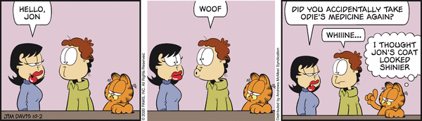 How much does Garfield weigh? garfield
