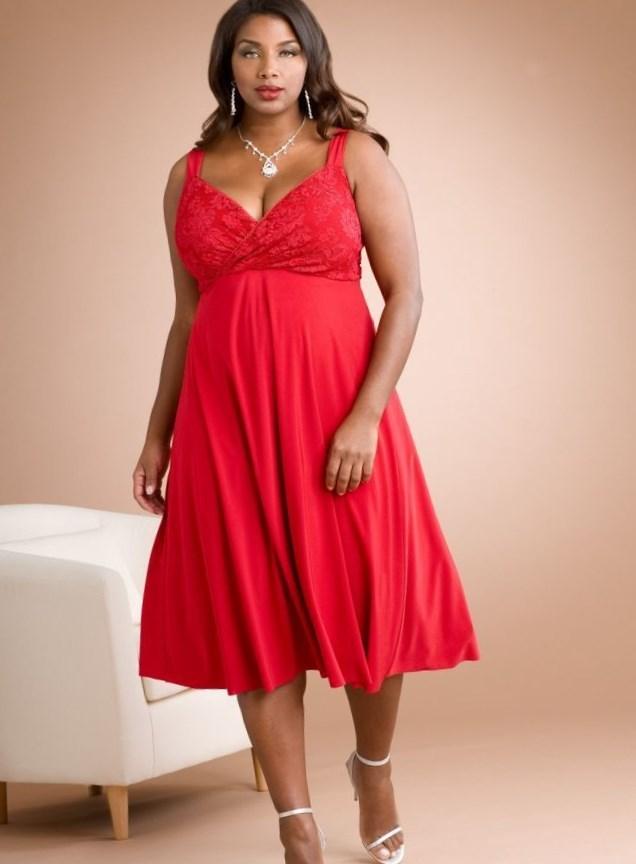 Plus size coral bridesmaid dresses PlusLook.eu Collection