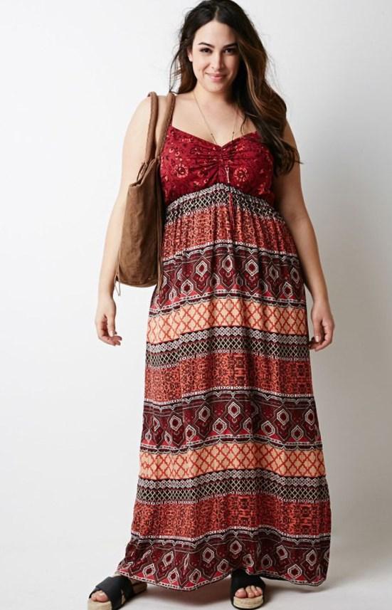 Plus size boho maxi dresses PlusLook.eu Collection