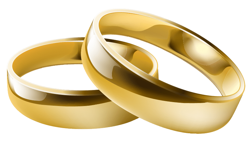Wedding rings PNG