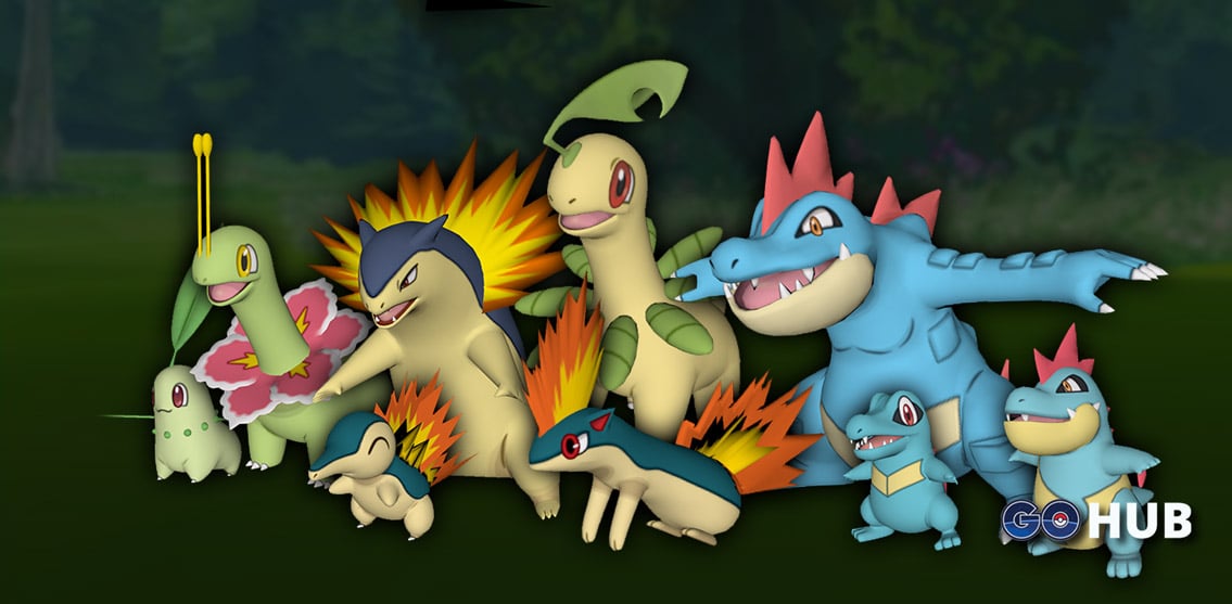 Generation 2 Starter Models Pokémon GO Hub