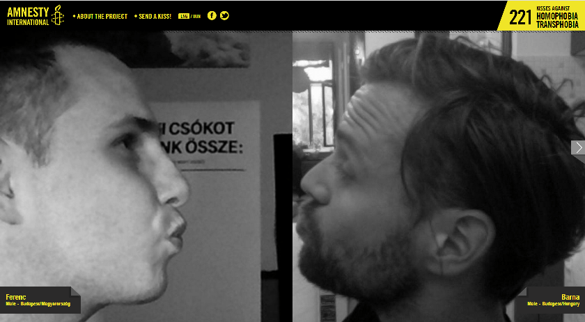 Amnesty International asks people of the same gender to