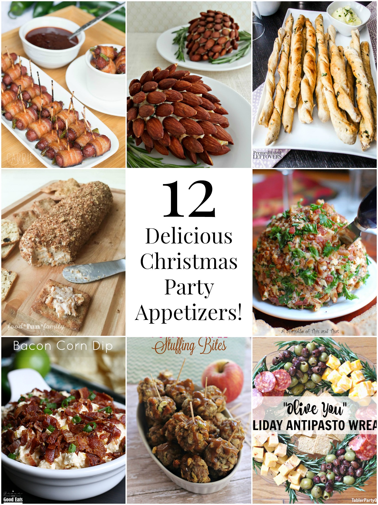 So Creative! 12 Delicious Christmas Party Appetizers