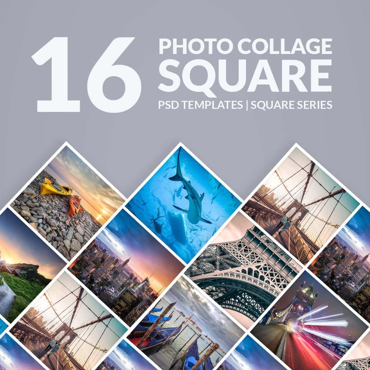 Presetpro Templates Photo Collage Square Series