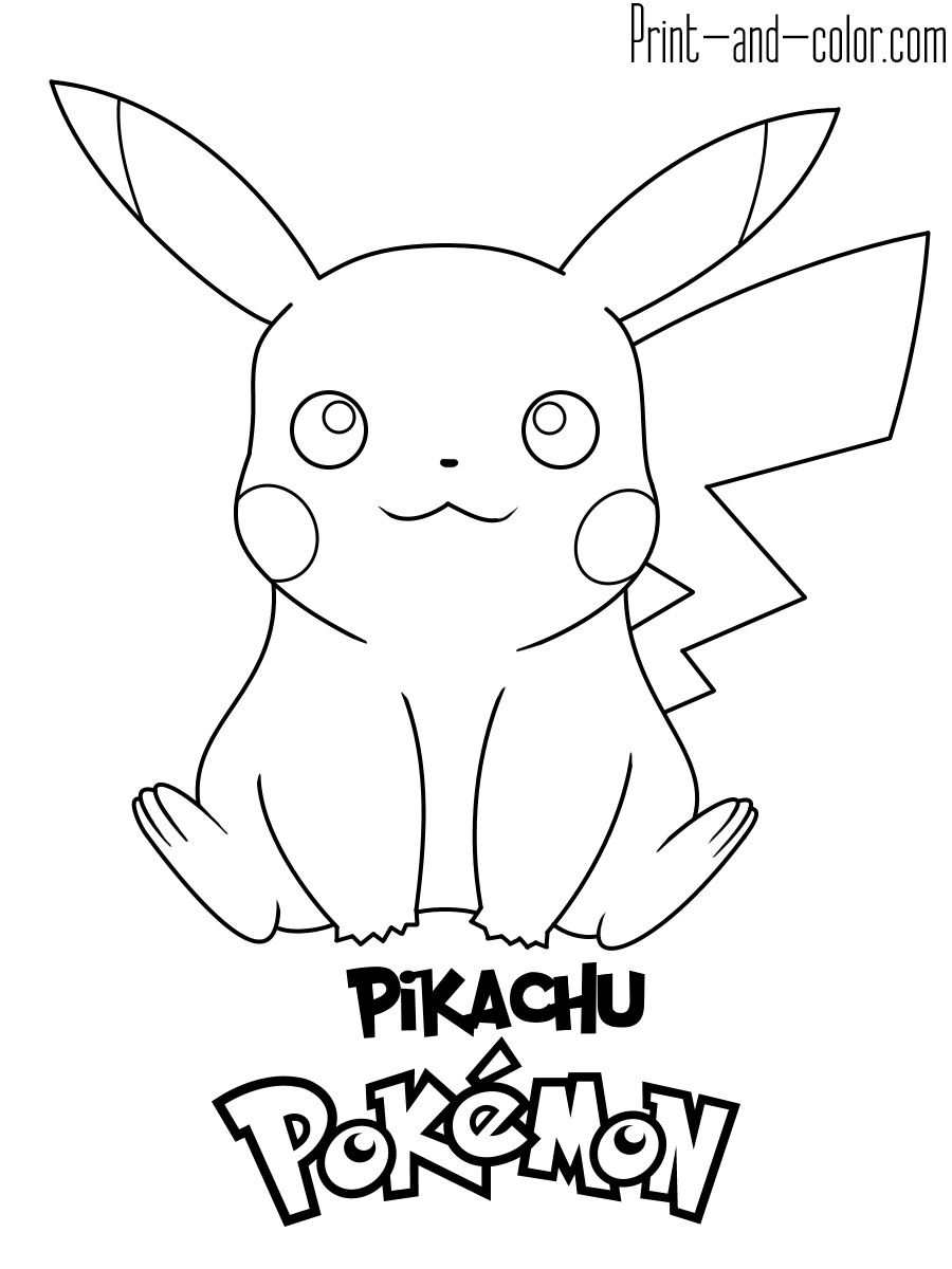Pokemon coloring pages Print and