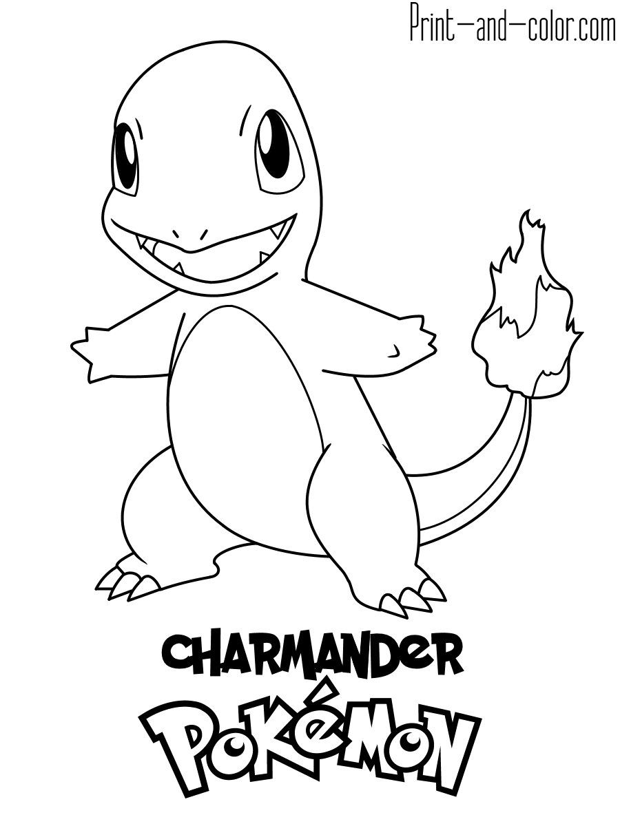 Pokemon coloring pages Print and