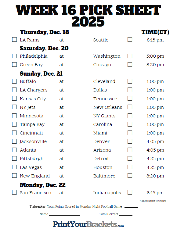 Printable Week 8 Nfl Schedule Printable Calendars AT A GLANCE(07)