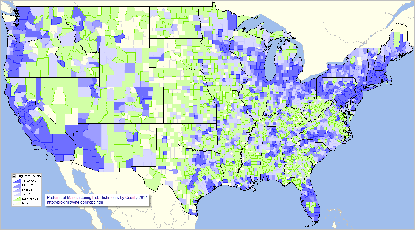 Analyzing County Business Patterns