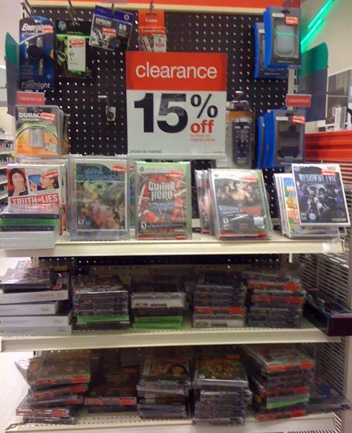 Target Video games galore on clearance! As low as 9.99