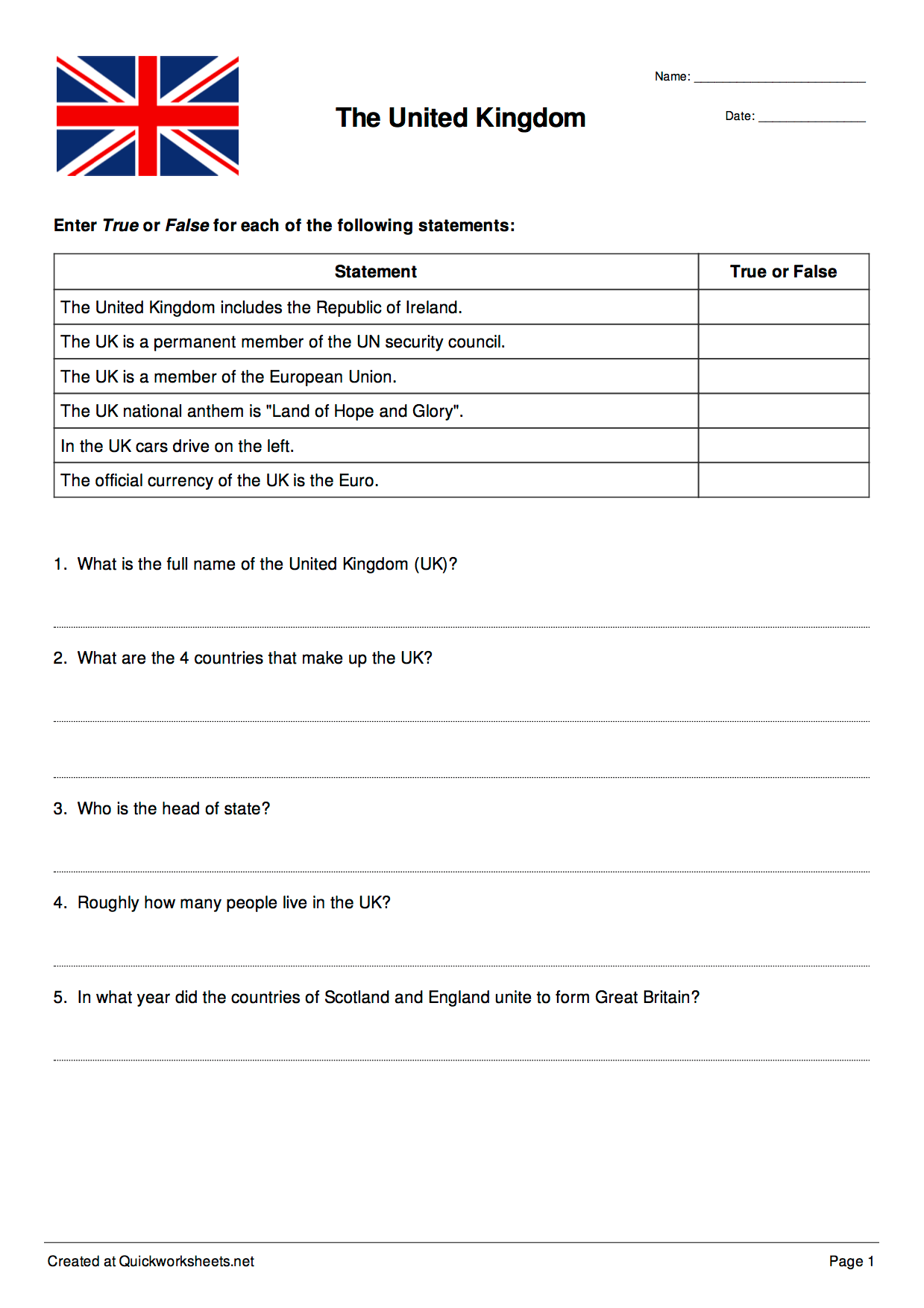 Word Scramble, Wordsearch, Crossword, Matching Pairs and