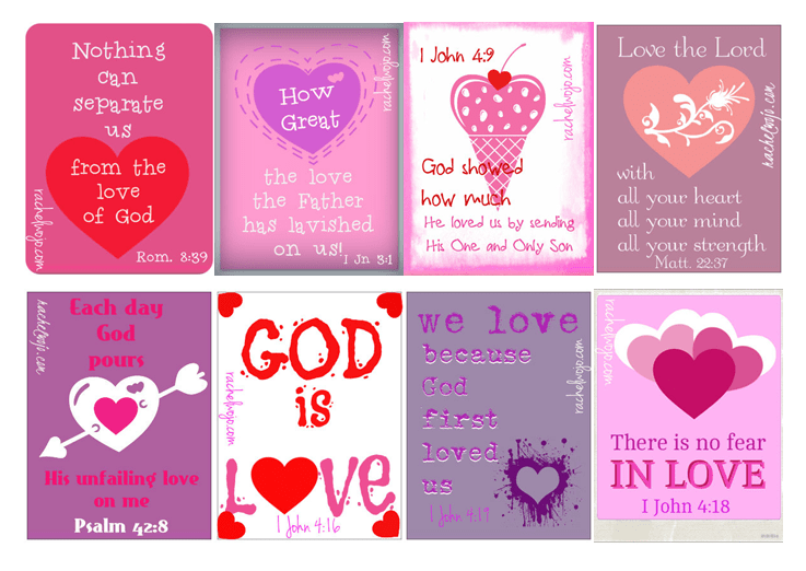 Bible Verse Valentines Printable