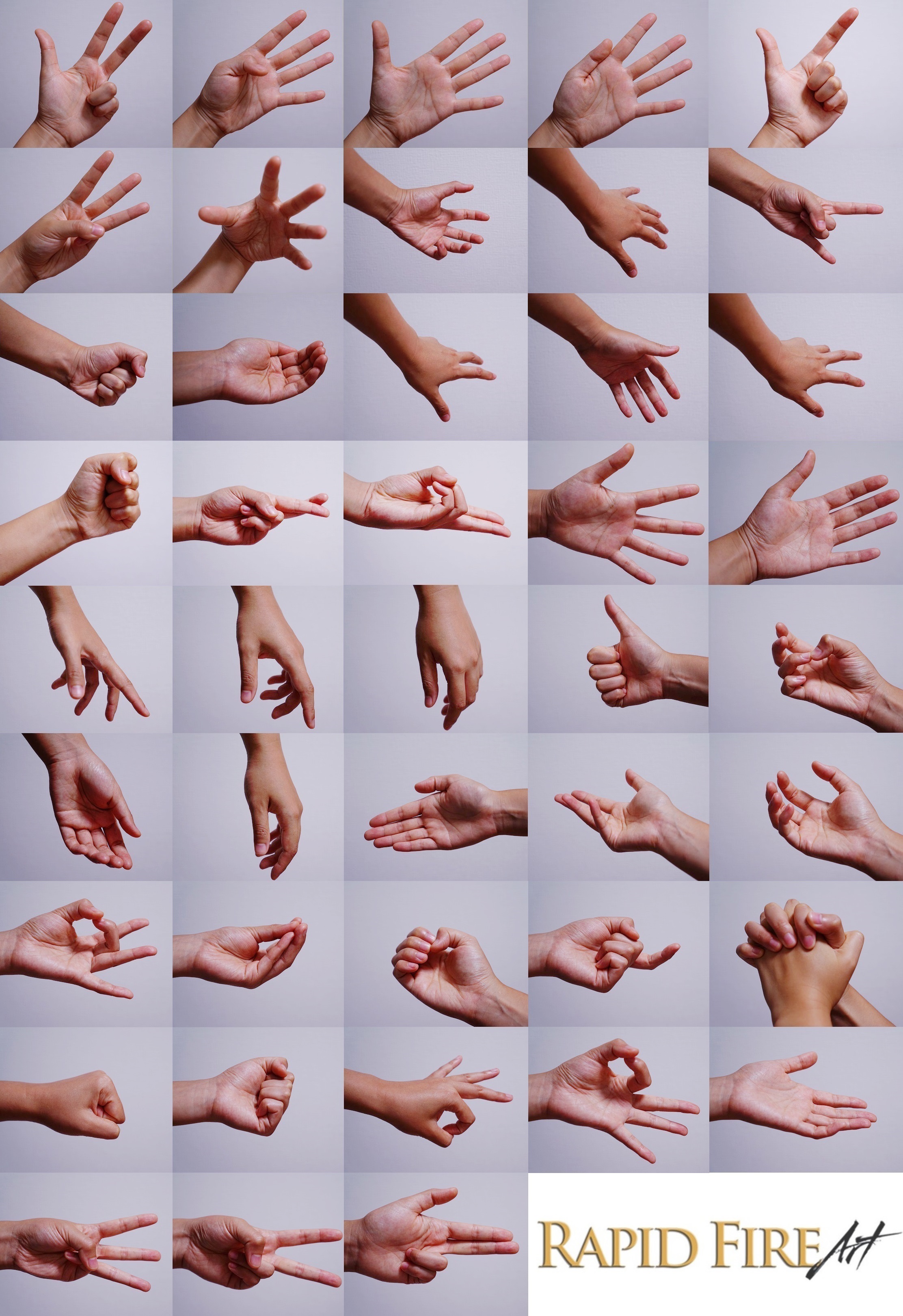 How to draw hands part 1 Construction RapidFireArt