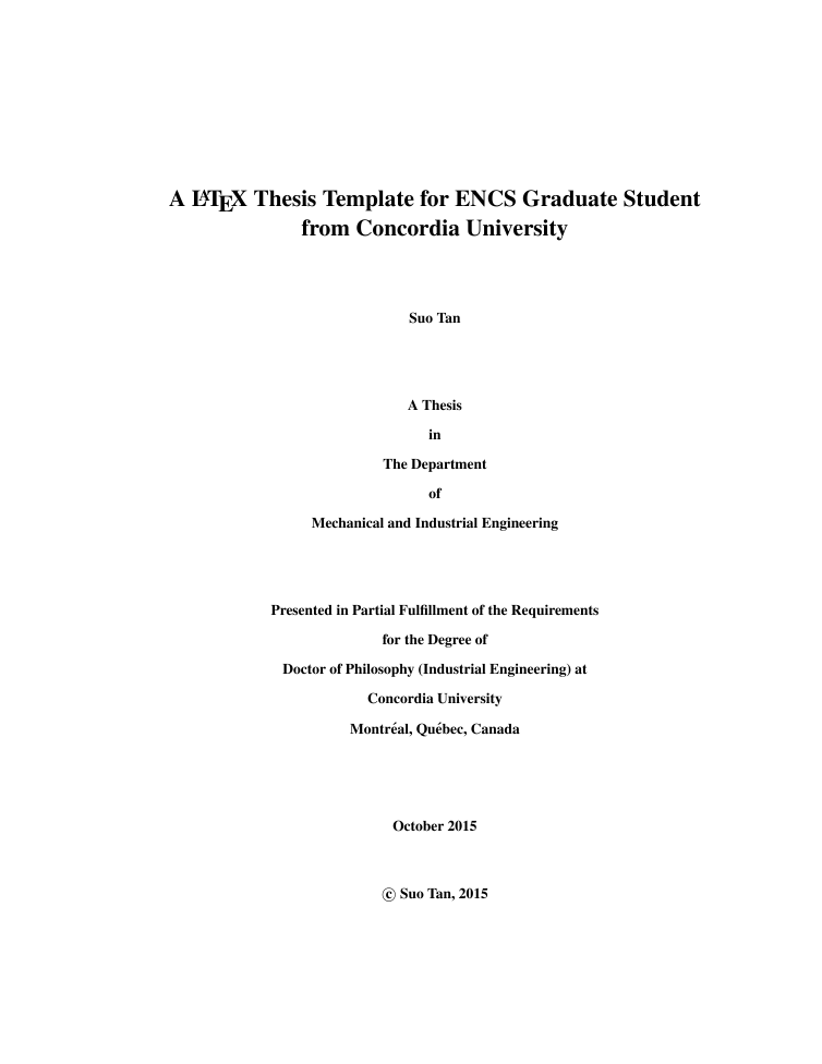 Sample Thesis Titles For Information Technology