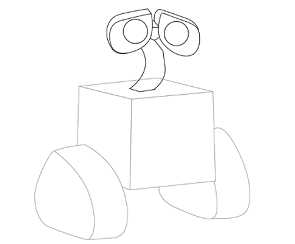 как нарисовать крутого робота ручкой