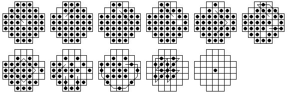 Peg Solitaire with Diagonal Jumps