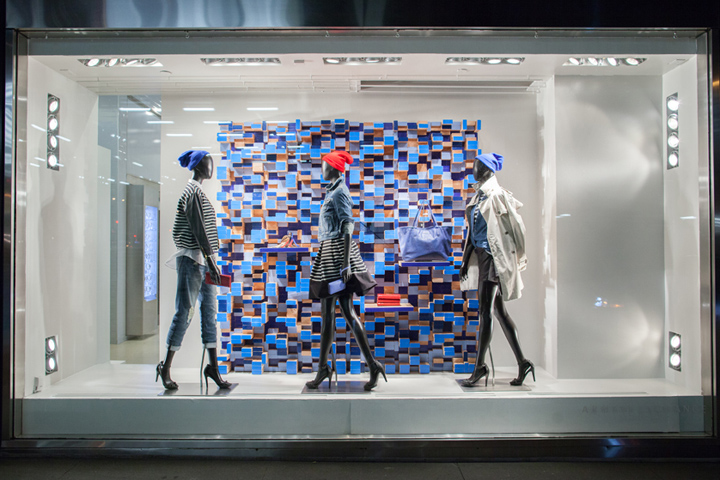 » Armani Exchange Blue on Blue Windows by Visual Citi, New