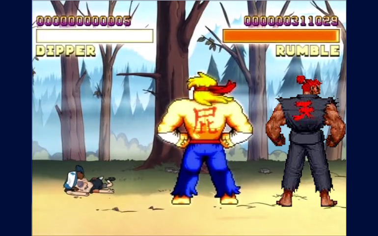 Video Game References Gravity Falls Fight Fighters