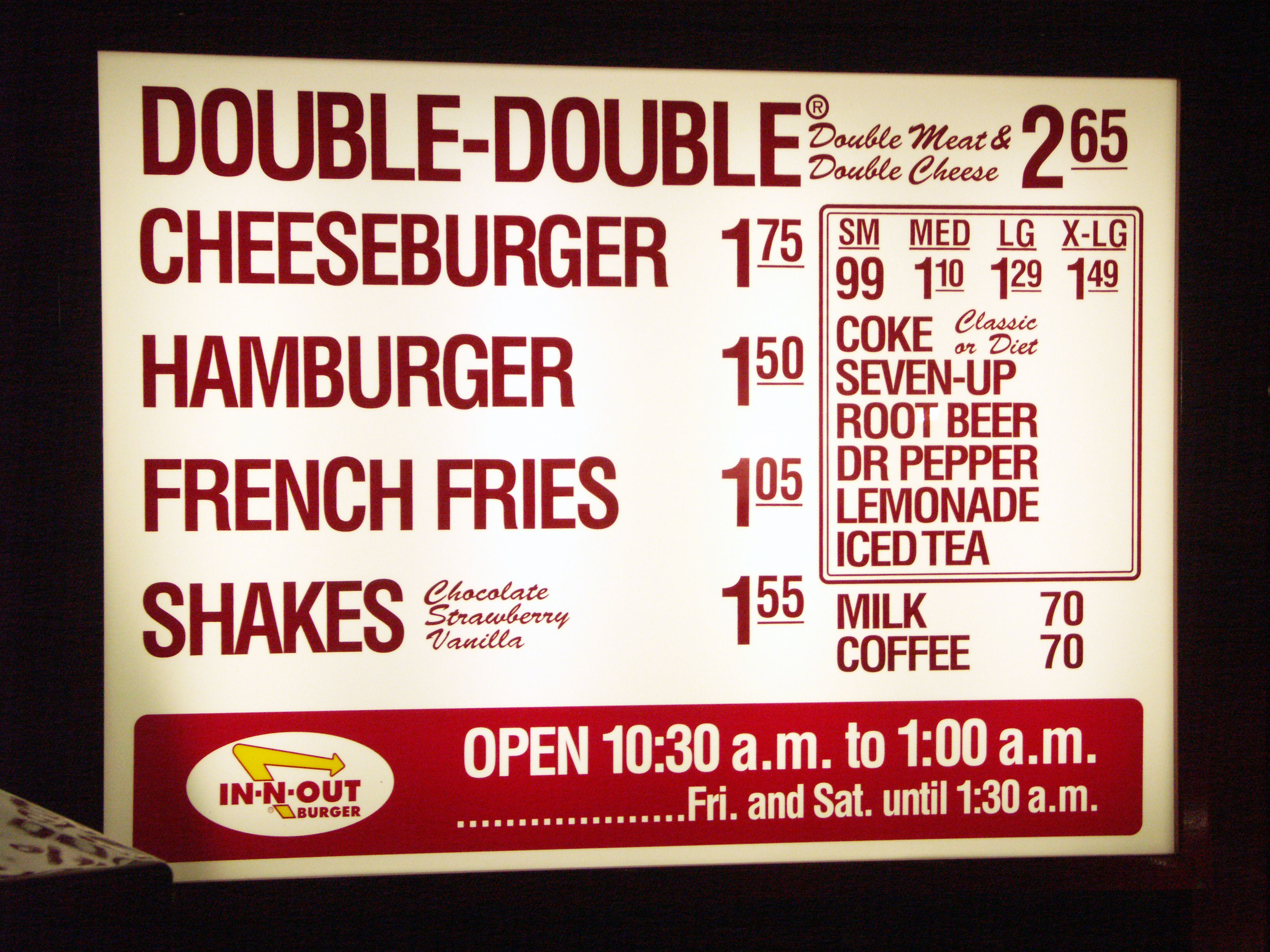 How Much Does A 100x100 InNOut Cheeseburger Cost? ‹ OpenCurriculum