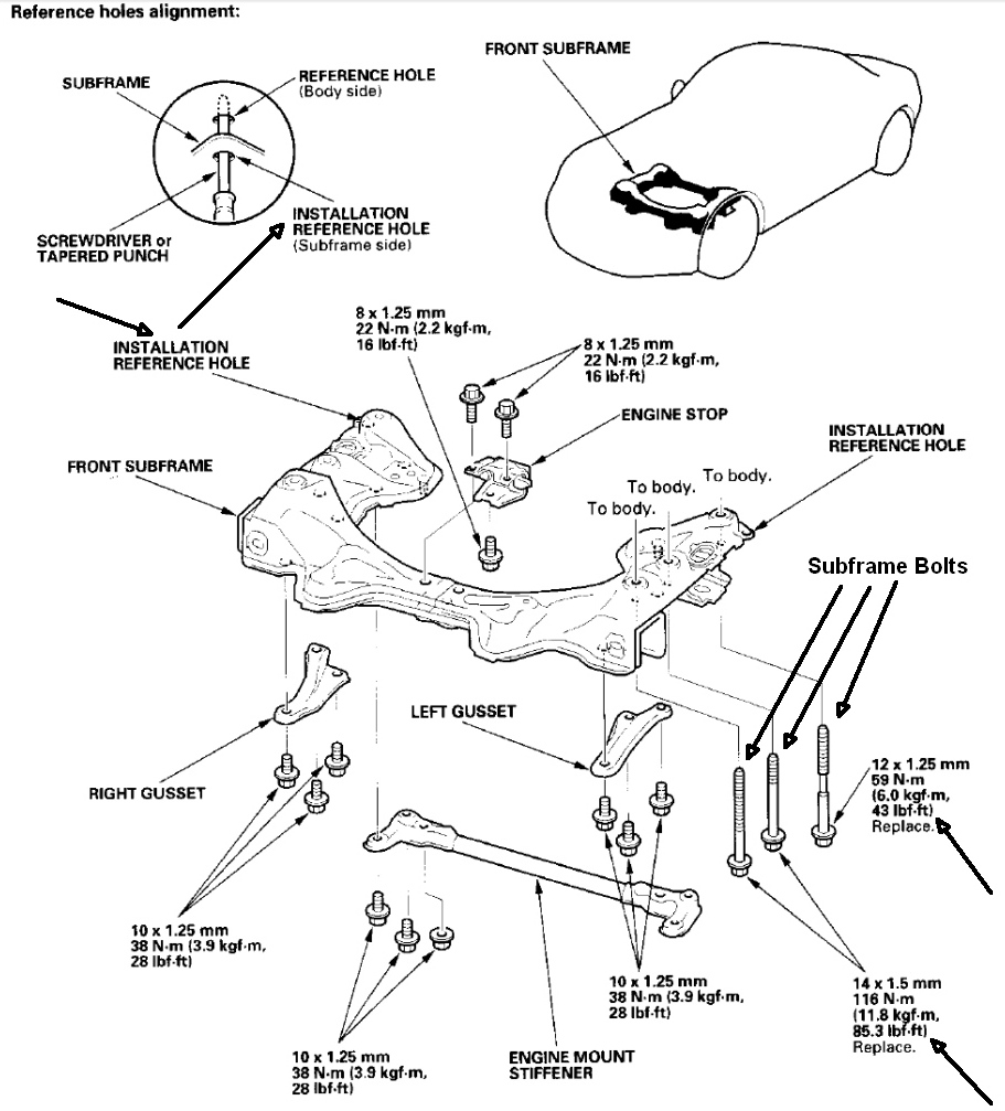 Check Your Subframe Bolts - S2Ki Honda S2000 Forums